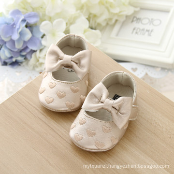 hot selling cheap baby leather shoes soft golden baby dress shoes